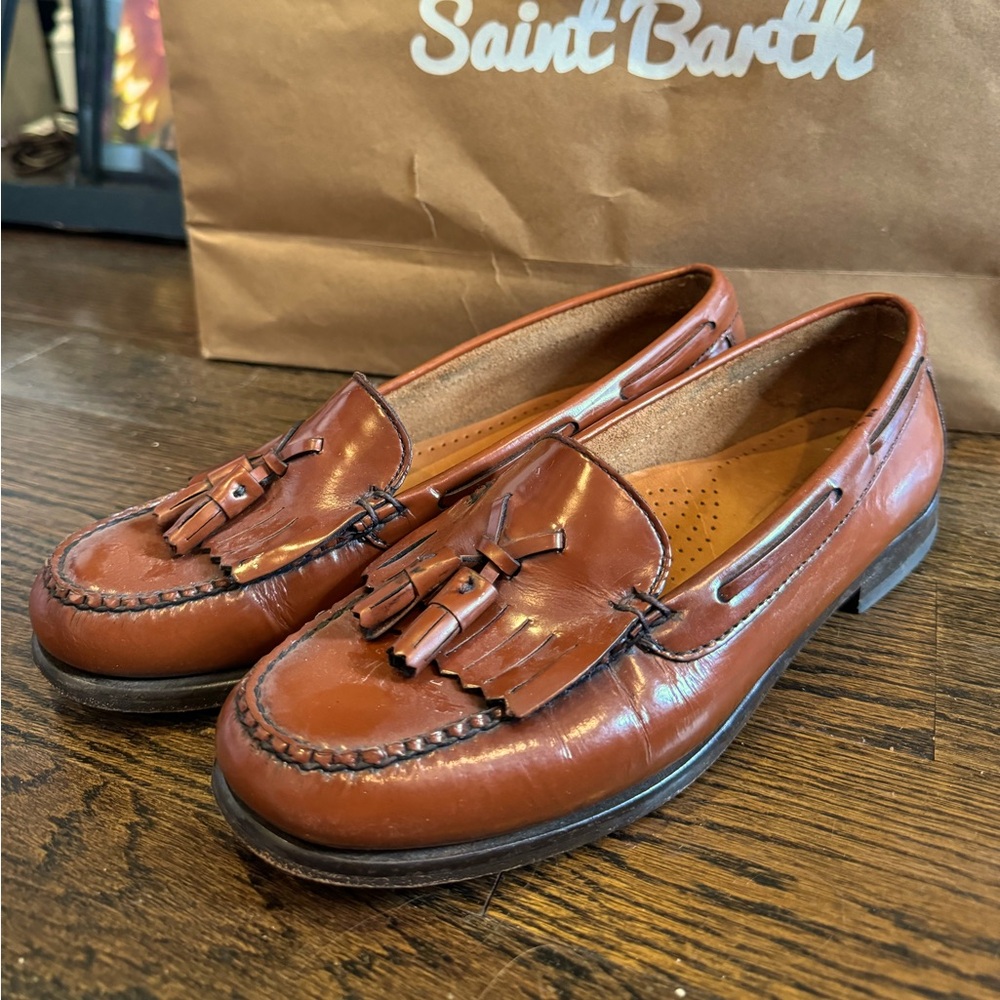 G.H. Bass Washington kiltie tassel loafers leather slip ons weejuns moccasins